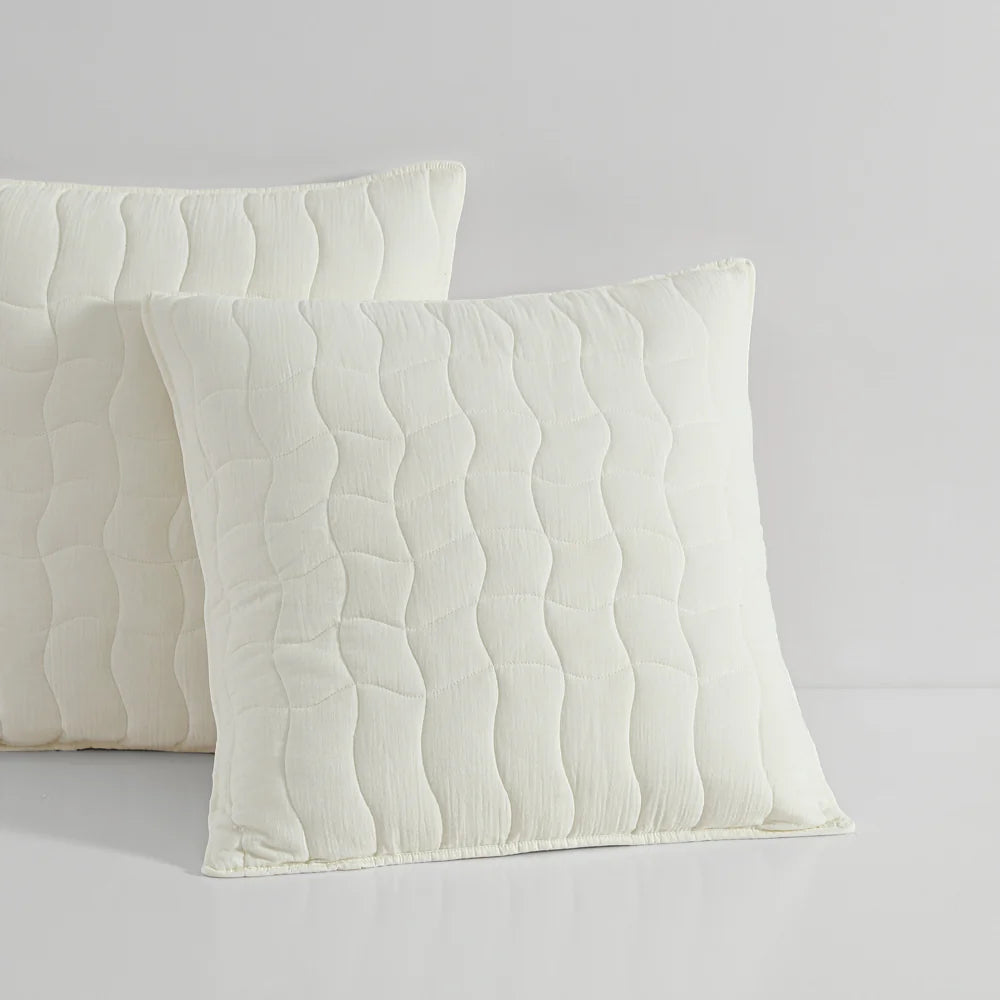 Cascade Ivory Coverlet Set