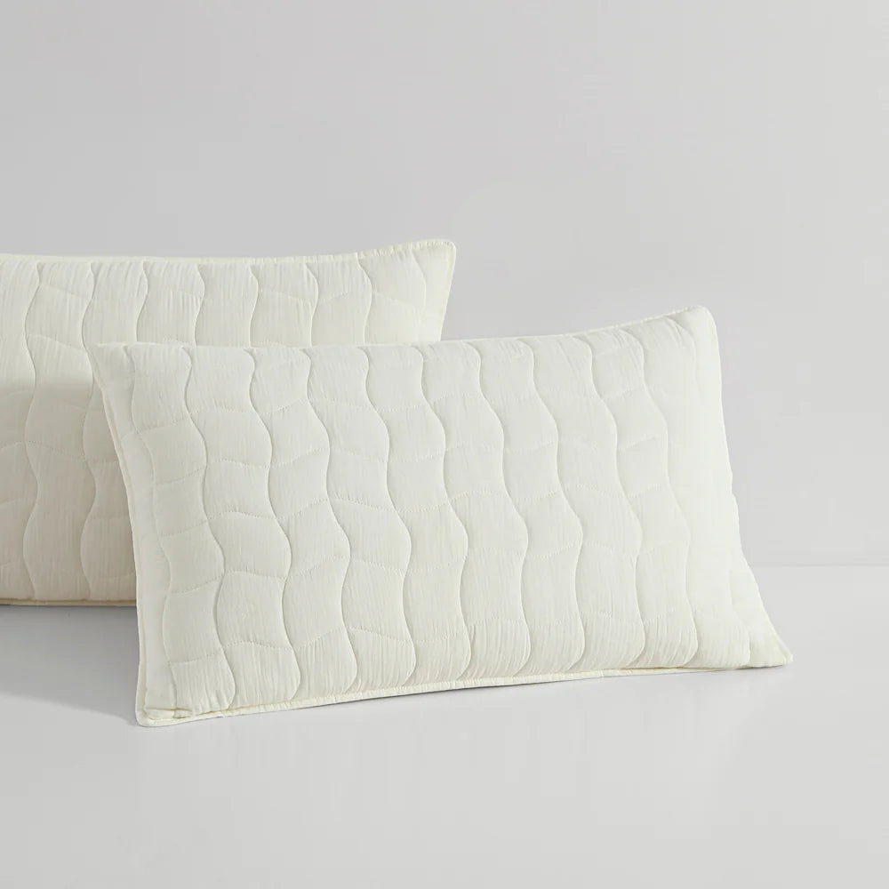 Cascade Ivory Coverlet Set