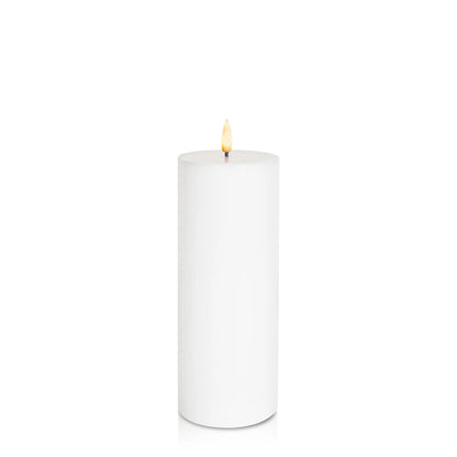 White LED Pillar Candle