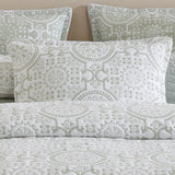 PRIVATE COLLECTION MAYFAIR SAGE QUILT COVER SET