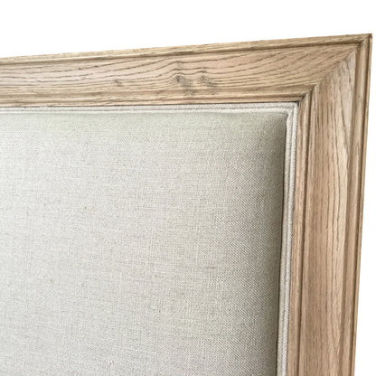 Weathered Oak Abbey Plain Bedhead