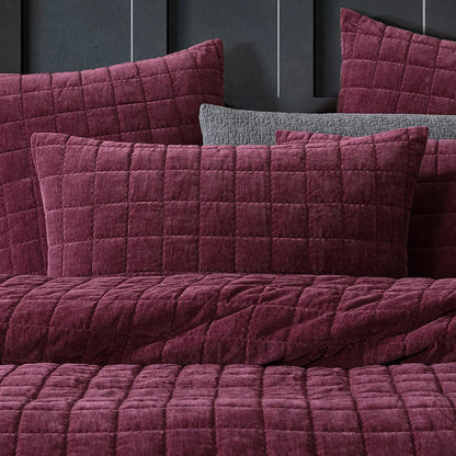 Apollo Plum Quilt Cover Set