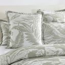 PALM TREE SAGE GREEN QUILT COVER SET