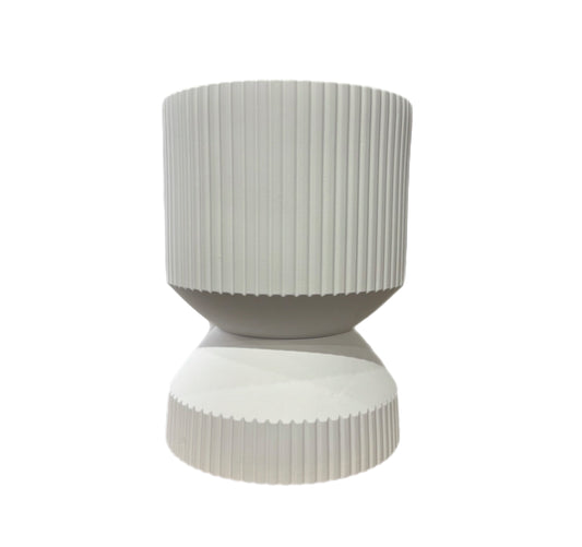Rippled Footed Pot Planter