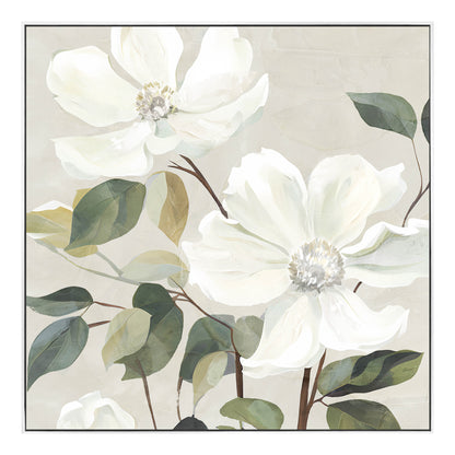 Posy Parade Framed Canvas Wall Art