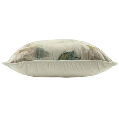 White Peony Velvet 50cm Cushion