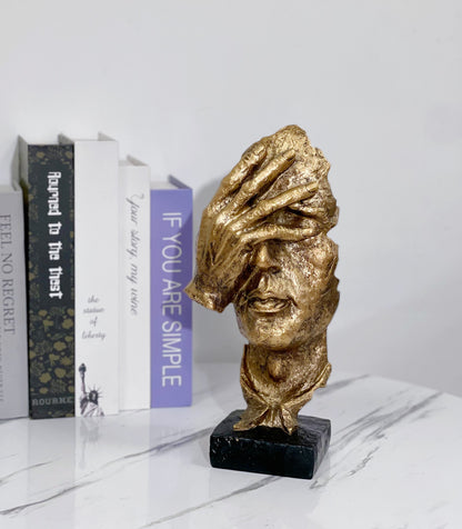 The 'See No Evil' Gold Statue