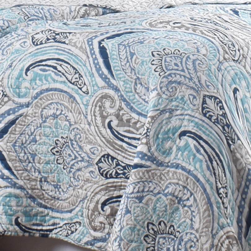 Blue Reflections Coverlet Set