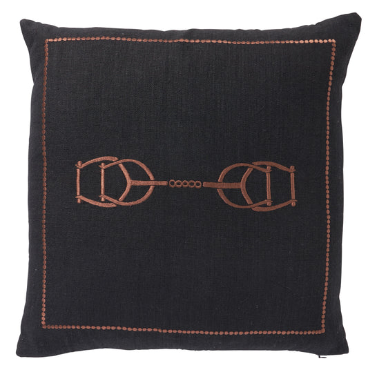 Equestrian Luxe Noir 50cm Cushion