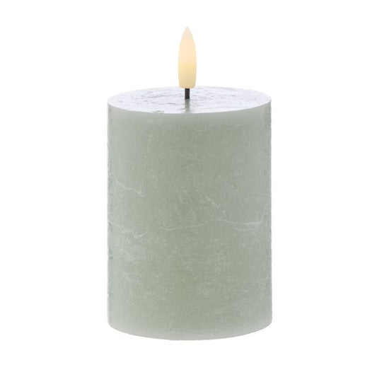 Hughe LED Flickering Pillar Candle