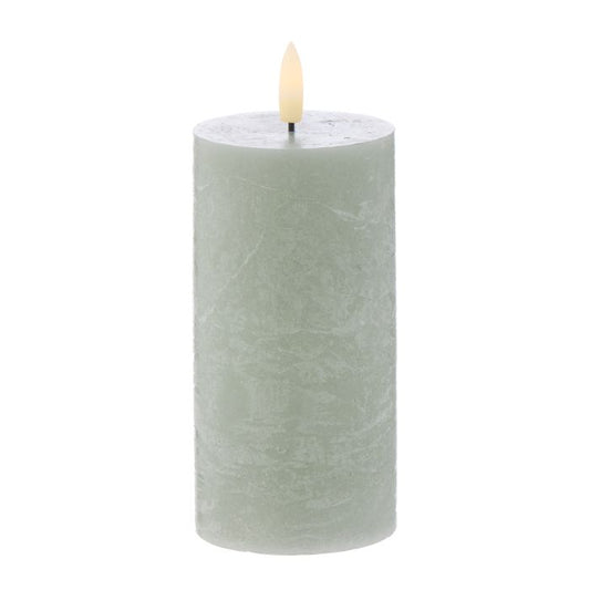 Hughe LED Flickering Pillar Candle