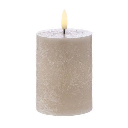 Hughe LED Flickering Pillar Candle