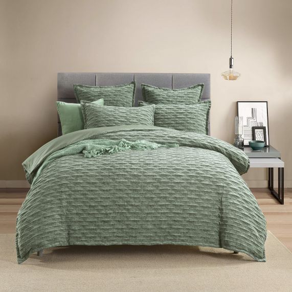 Harper Jacquard Quilt Cover Set