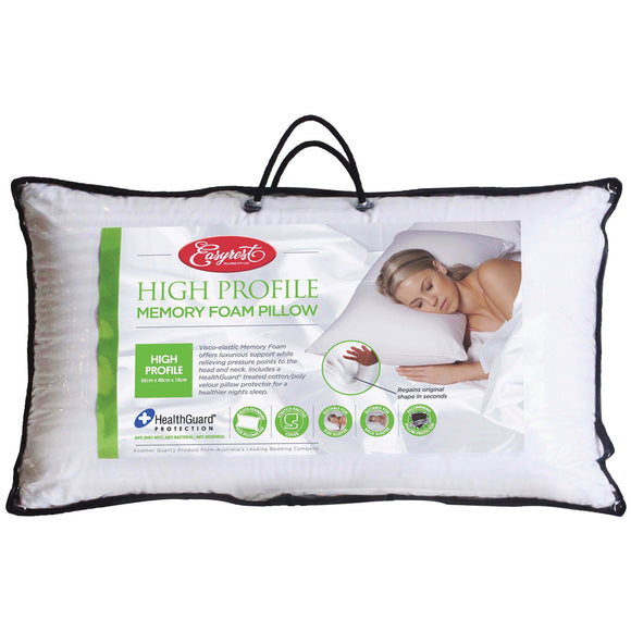 High Profile Memory Foam Pillow