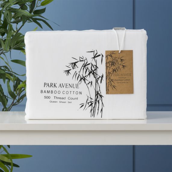 500TC Natural Bamboo Cotton Sheet Set