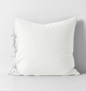 Maison Vintage White European Pillowcase