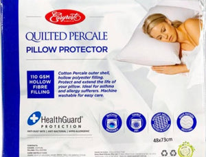 Quilted Percale Pillow Protector