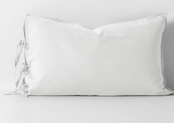 Maison Vintage White Standard Pillowcase