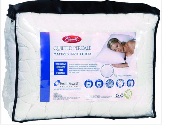 Quilted Percale Mattress Protector